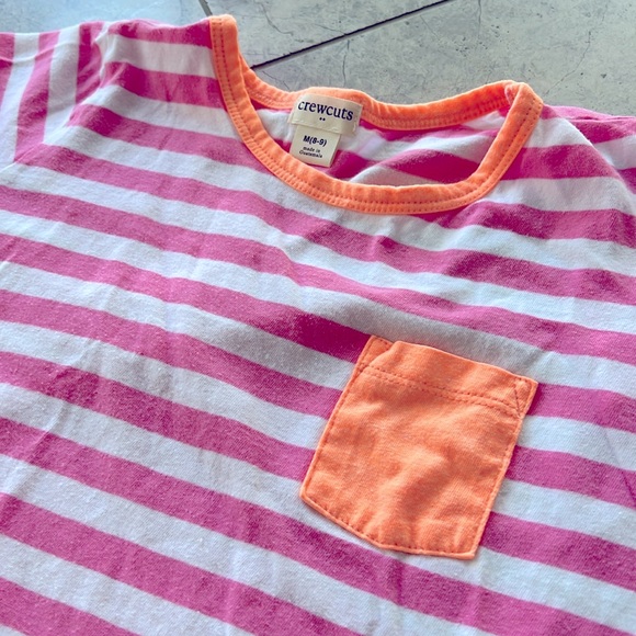 Crewcuts Pink Stripe Dress - Picture 2 of 8
